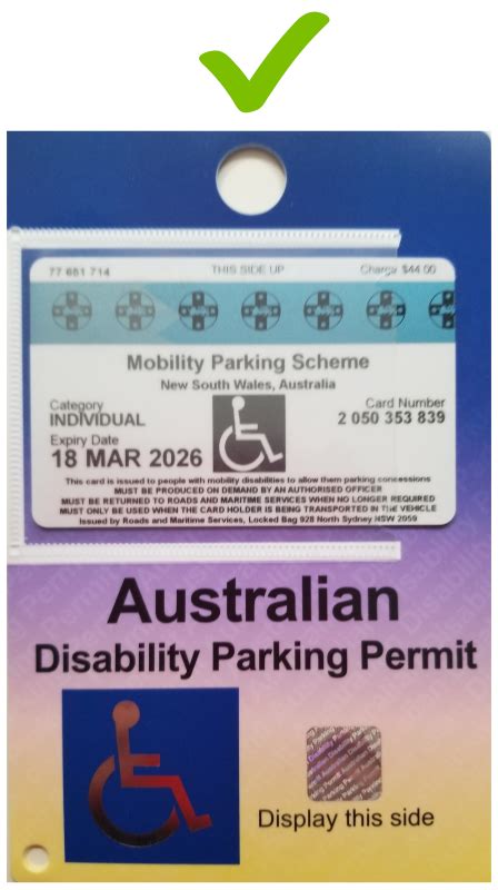 nsw parking permit.